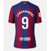 Cheap Barcelona Robert Lewandowski #9 Home Football Shirt 2023-24 Short Sleeve